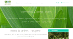Desktop Screenshot of jardinesposibles.com
